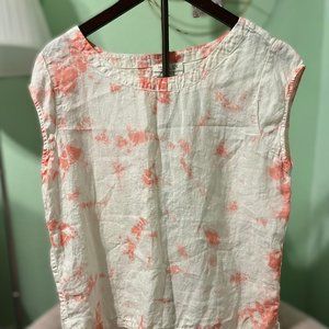 Rachel and Zoe Linen Top Size L